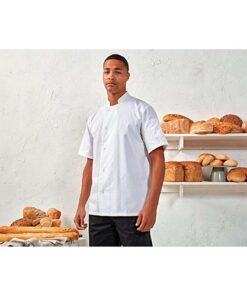 Premier PR900 Unisex Rövid Ujjú Séf Kabát