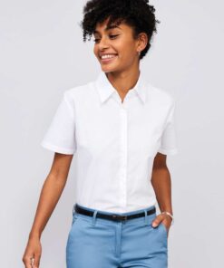 SOLS ELITE - Női rövid ujjú oxford ing