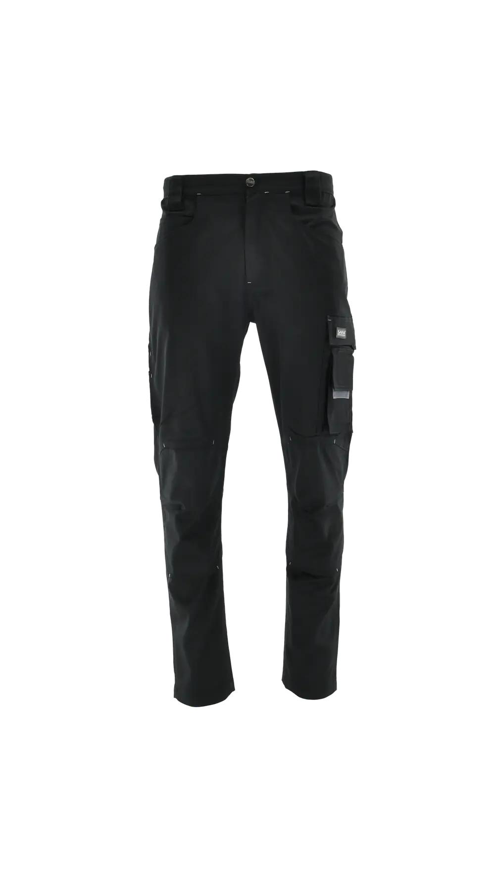 Sara Workwear Actiflex munkásnadrág fekete/szürke 52-es méret Sara Workwear Actiflex munkásnadrág fekete/szürke 52-es méret