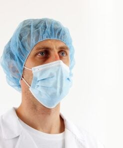 Eldobható sapka NORA kék (100 db)