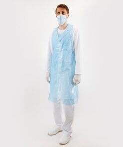 Eldobható kötény ZOE kék (100 db)