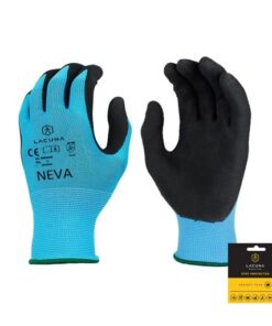 Kesztyű latex bevonattal NEVA kék