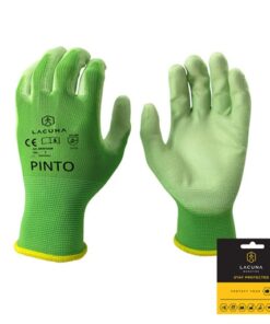 Kesztyű PU bevonattal PINTO zöld