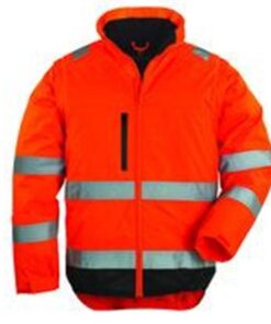 Coverguard HI-WAY 2 az 1-ben jól láthatósági munkadzseki leválasztható ujjakkal