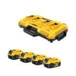 DeWalt DCB104P4-QW Négyes Gyorstöltő 4x 5Ah XR Akkuval