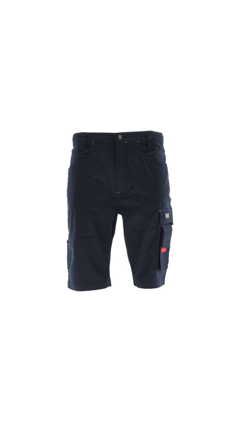 Sara Workwear Actiflex rövid munkásnadrág - Fehér