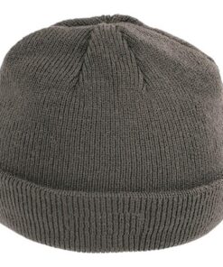 Szürke téli sapka szigeteléssel