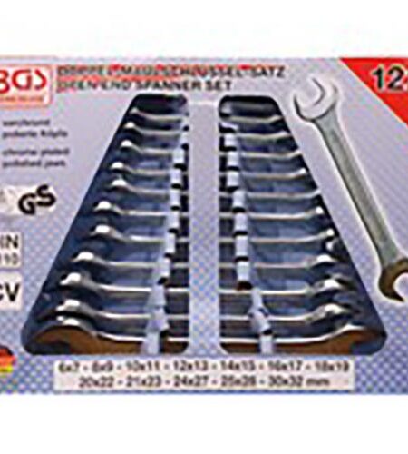BGS Kombinált villáskulcs készlet, 6-22 mm, 12 részes Pro+
