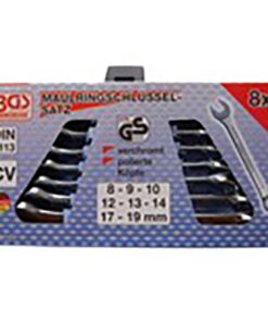 BGS kombinált villáskulcs készlet 8-19 mm, 8 részes