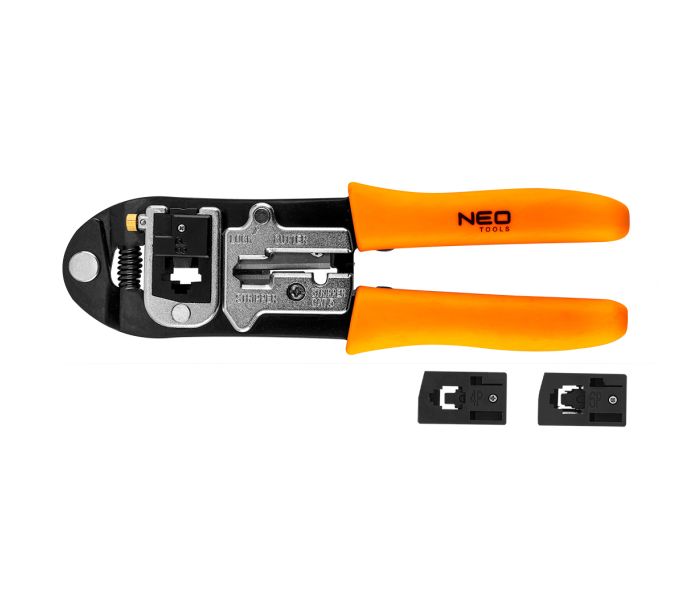 NEO TOOLS Moduláris Krimpelő Fogó 4P, 6P, 8P Csatlakozókhoz