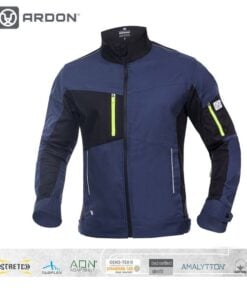 Ardon 4XSTRETCH Munkakabát – Fehér, 250g/m² Pamut/Elasztán