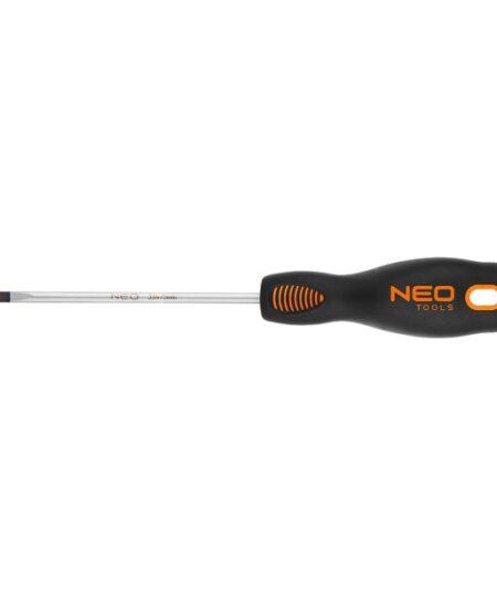 NEO TOOLS Lapos csavarhúzó, 3,0 x 75 mm, S2 acél