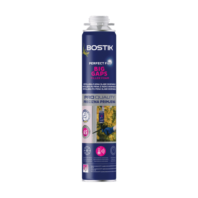 Bostik Maxi Big Gaps Pisztolyos Purhab, Alacsony Tágulású, 825ml