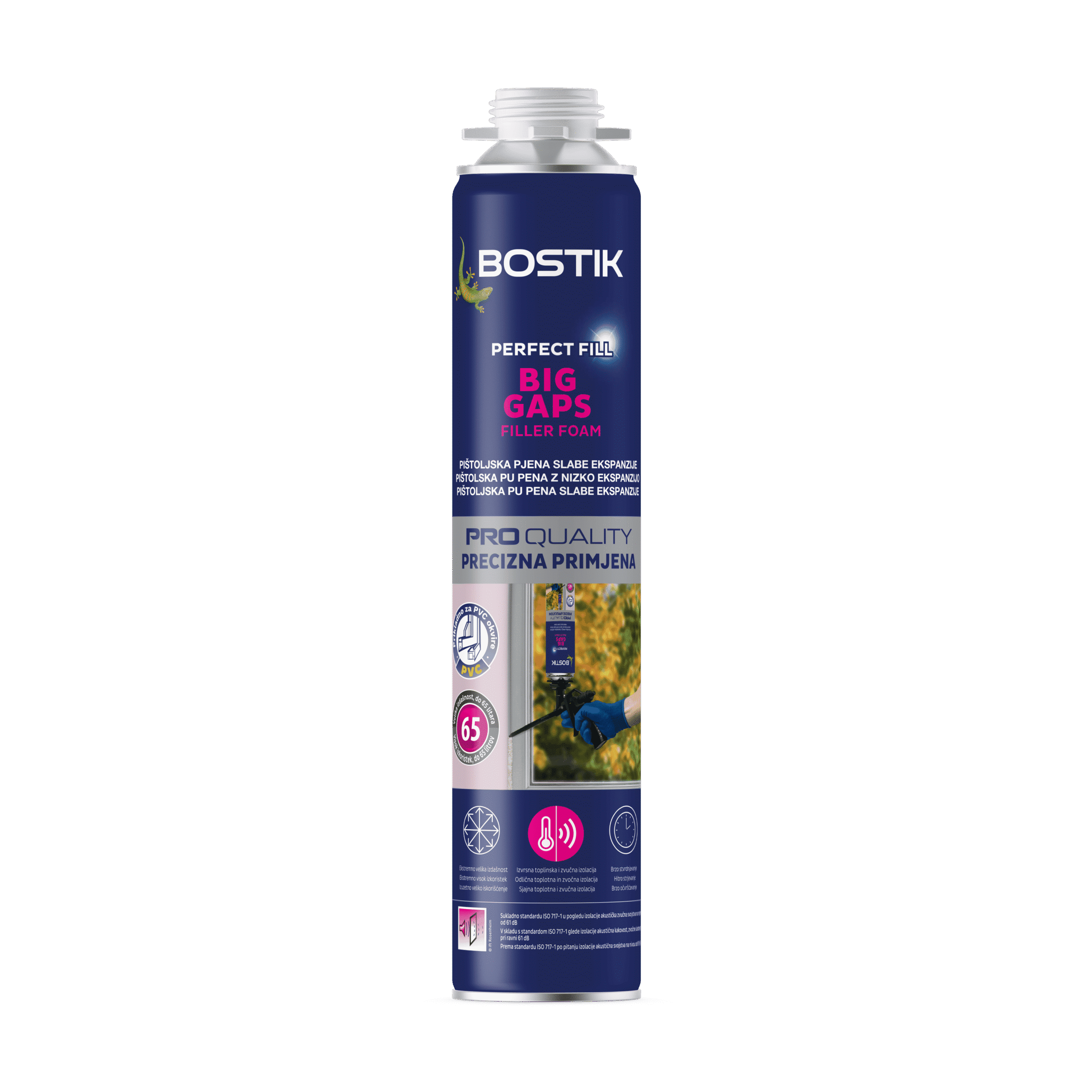 Bostik Maxi Big Gaps Pisztolyos Purhab, Alacsony Tágulású, 825ml Bostik Maxi Big Gaps Pisztolyos Purhab, Alacsony Tágulású, 825ml