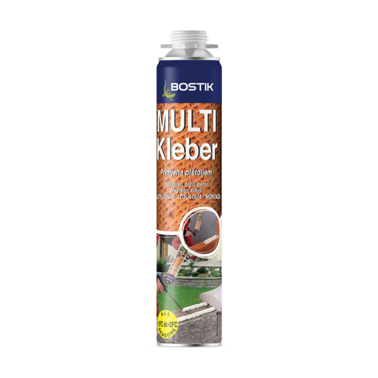Bostik Multi Kleber Gun 750ml Pisztolyos Többfunkciós PU Ragasztóhab