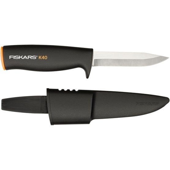 Fiskars K40 Univerzális Kés, 225 mm, Tokkal