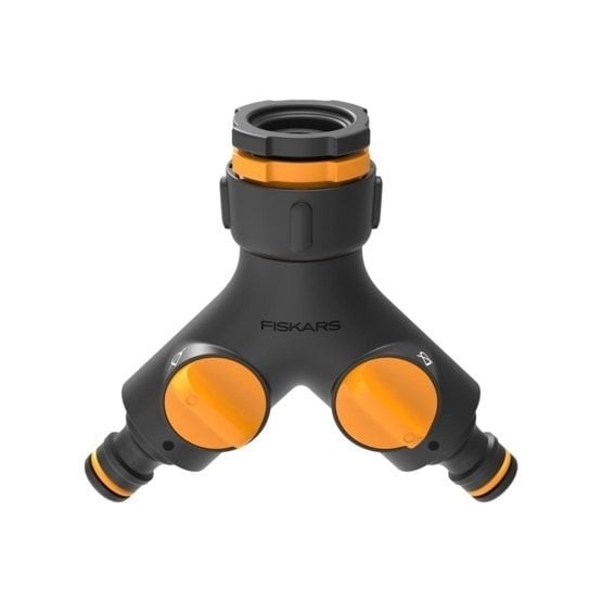 Fiskars Kétutas Csapcsatlakozó 1/2", 3/4" és 1" menettel