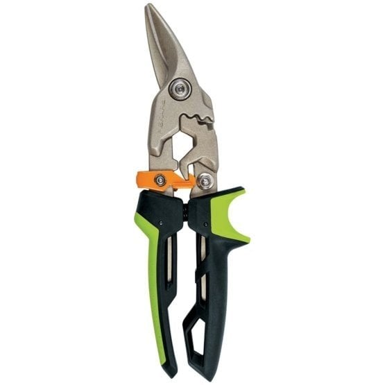 Fiskars PowerGear jobbkezes lemezolló, 252mm