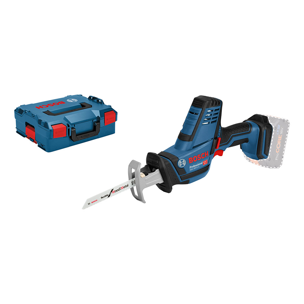 Bosch GSA 18V-LI C Akkus Orrfűrész, Solo, L-BOXX Bosch GSA 18V-LI C Akkus Orrfűrész, Solo, L-BOXX