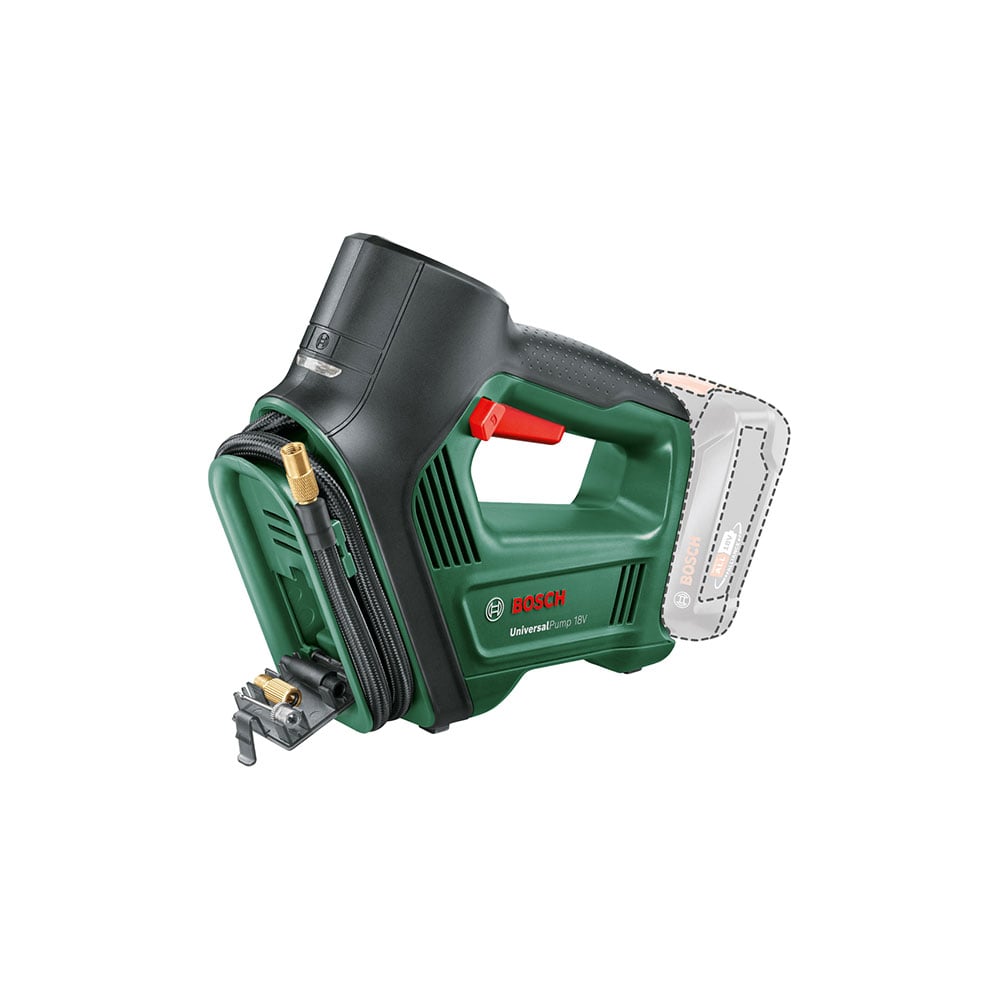 Bosch UniversalPump 18V akkus légpumpa, 10 bar, akku és töltő nélkül Bosch UniversalPump 18V akkus légpumpa, 10 bar, akku és töltő nélkül