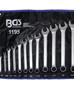 BGS WHITWORTH Kombinált Villáskulcs Készlet, 1/4" - 15/16", 12 részes