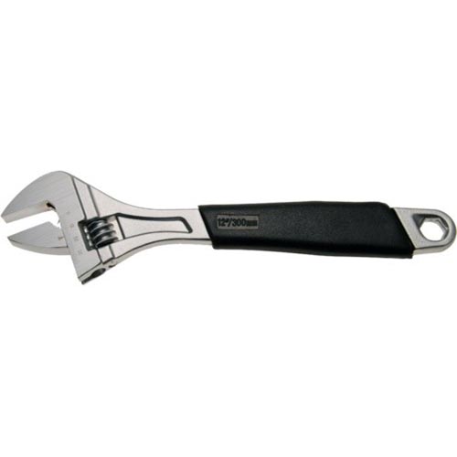 BGS Francia kulcs, 12" (300 mm), max. 36 mm pofanyílás, gumírozott markolat