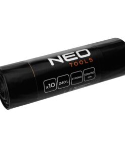 Építési Hulladékgyűjtő Zsák, 240 L, 60 mikron, 10 db