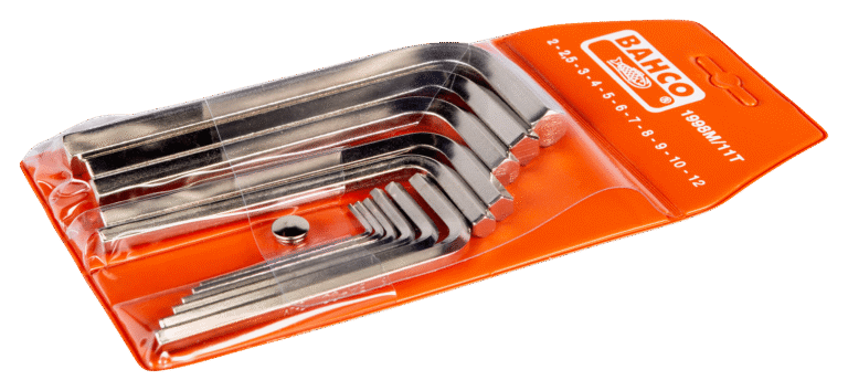 Bahco Imbuszkulcs Készlet, 2-12 mm, 11 Részes