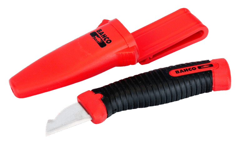 Bahco Kábelcsupaszító Kés, 220 mm, Jobbkezes