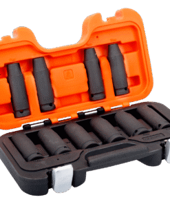 Bahco Ütvecsavarozó Dugókulcs Készlet, 1/2", Hosszú, 10-19 mm, 10 részes