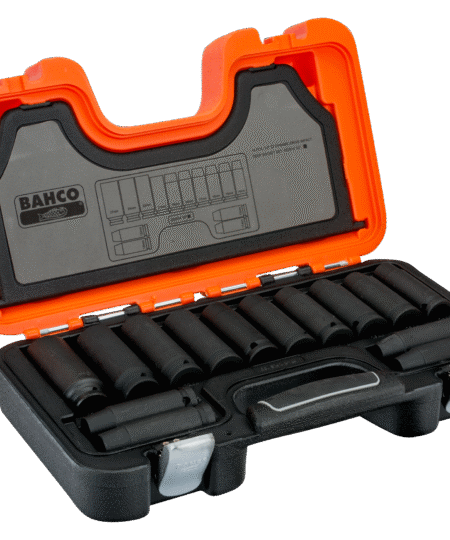 Bahco Ütvecsavarozó Dugókulcs Készlet 1/2", Hosszú, 10-27 mm, 14 részes