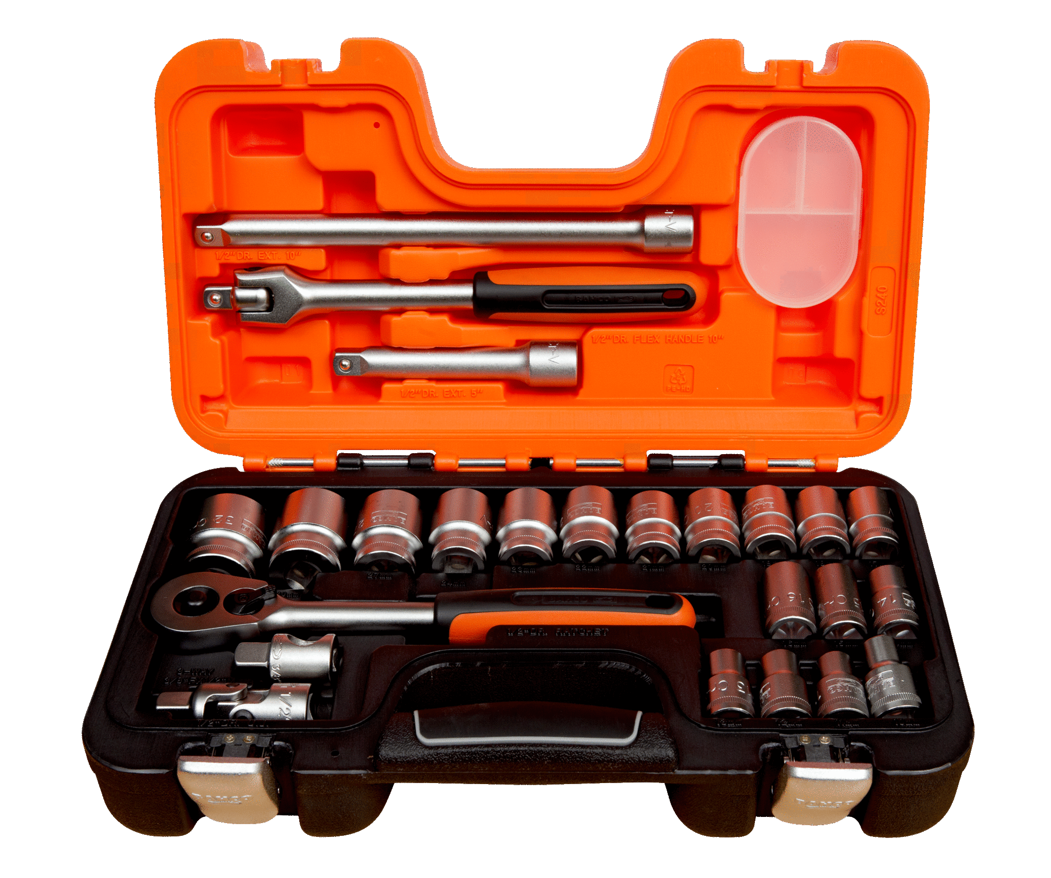 Bahco Dugókulcs Készlet 1/2", 10-32 mm, 24 részes Bahco Dugókulcs Készlet 1/2", 10-32 mm, 24 részes