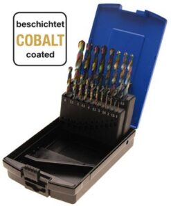 Makita HSS-Co Fémfúró Készlet, 1-10 mm, 0,5 mm Lépésköz, 19 részes