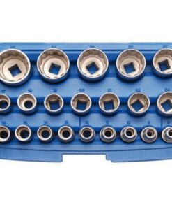 BGS Dugókulcs Készlet 1/2", 8-36 mm, 12-lapú, 21 részes