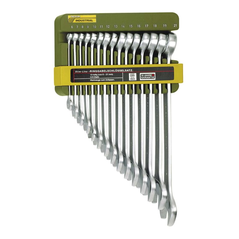 Proxxon PX23821 csillag-villáskulcs készlet, 6-21 mm, 15 részes