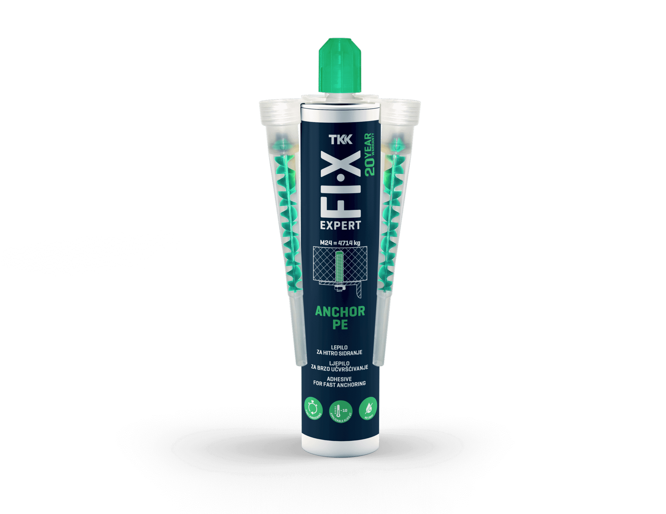 TKK FI-X EXPERT ANCHOR PE Kémiai Ragasztóhabarcs, 300 ml TKK FI-X EXPERT ANCHOR PE Kémiai Ragasztóhabarcs, 300 ml