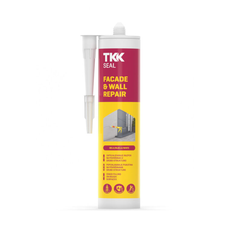 TKK SEAL AKRIL FEHÉR DURVA 300 ml homlokzati és faljavító tömítőanyag