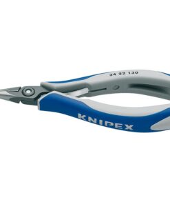 Knipex 34 22 130 Elektronikai Félkerek Csőrű Fogó, 130 mm