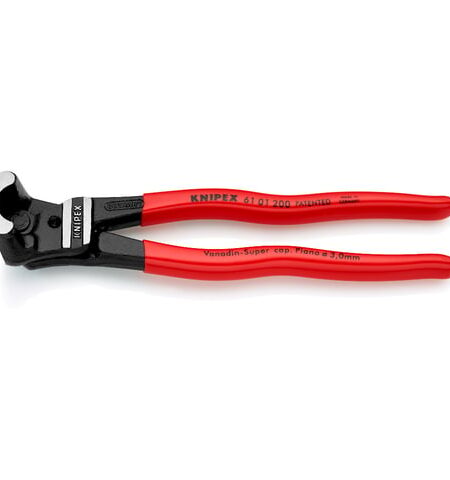 Knipex 61 01 200 Erőátviteli Homlokcsípő Fogó, 200 mm, 64 HRC