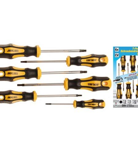 BGS Torx csavarhúzó készlet T10-T30, 6 részes Kraftmann