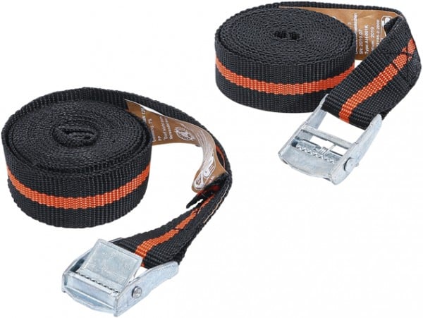 BGS Kraftmann Rögzítő Heveder Szett, 2,5m x 25mm, 2 db BGS Kraftmann Rögzítő Heveder Szett, 2,5m x 25mm, 2 db
