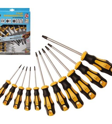 BGS furatos Torx csavarhúzó készlet, 11 részes (T6-T40)