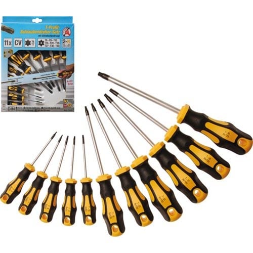 BGS furatos Torx csavarhúzó készlet, 11 részes (T6-T40)