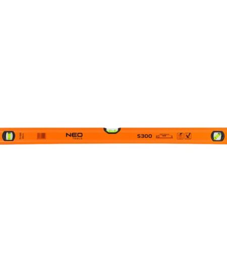 NEO TOOLS Alumínium vízmérték S 300, 3 libellás, 80 cm
