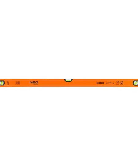NEO TOOLS Alumínium Vízmérték S 300, 100 cm, 3 Libella
