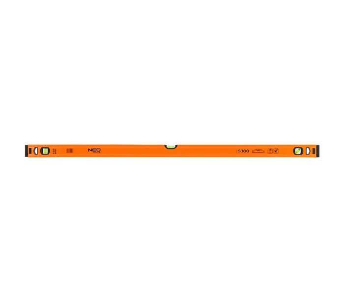 NEO TOOLS S 300 alumínium vízmérték, 3 libellás, 120 cm NEO TOOLS S 300 alumínium vízmérték, 3 libellás, 120 cm