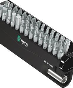 Wera Bit-Check 30 Metal 1 bitkészlet – 30 darabos, fémhez, Hex-Plus