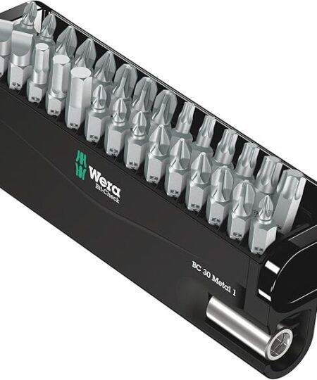 Wera Bit-Check 30 Metal 1 bitkészlet – 30 darabos, fémhez, Hex-Plus