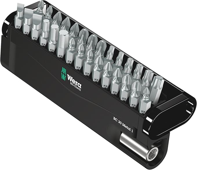 Wera Bit-Check 30 Metal 1 bitkészlet – 30 darabos, fémhez, Hex-Plus