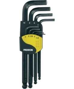 Proxxon PX23946 9 részes imbuszkulcs készlet 1.5-10mm gömbfejjel
